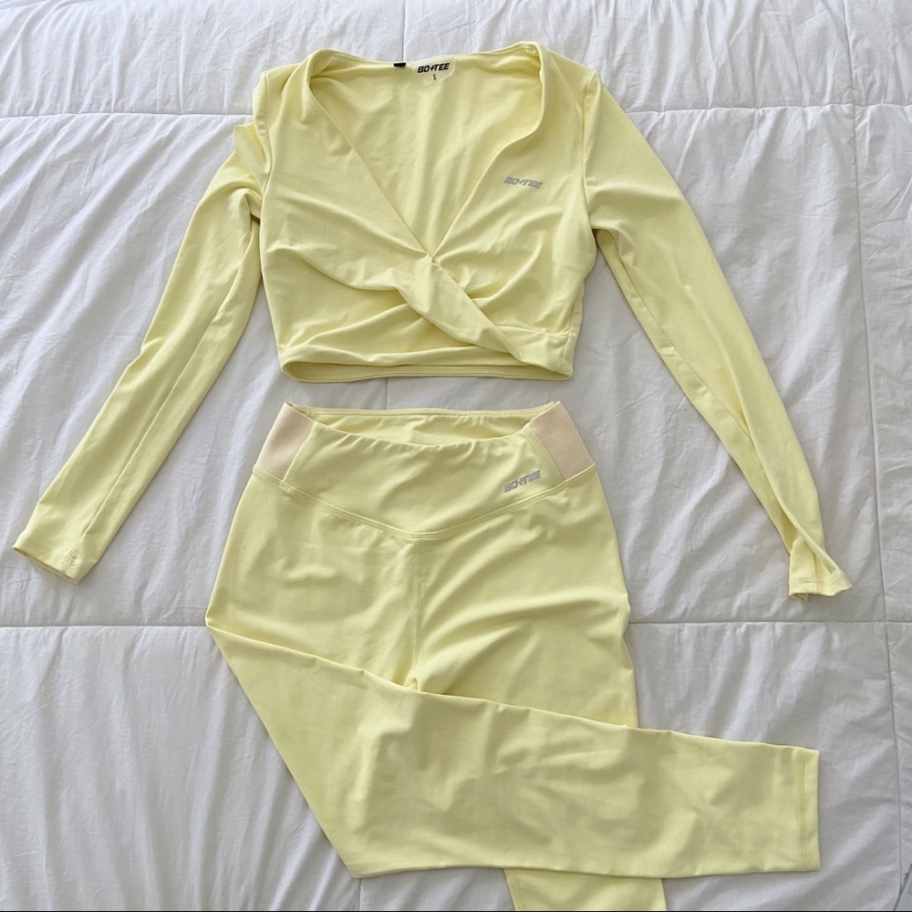BO+TEE YELLOW SLINKY SET